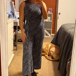 Michael kors blue jumpsuit